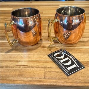 Old Dutch 16-oz Nickel-Lined Solid Copper Moscow Mule Mugs (Set of 2) 🥶